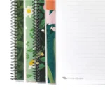 دفتر انيمه دخترانه سيمی طلقی 60 برگ - Image 2