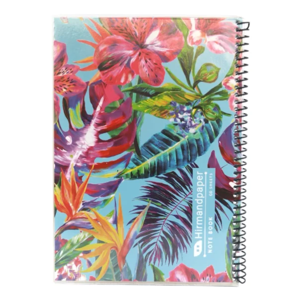 دفتر انيمه دخترانه سيمی طلقی 60 برگ - Image 5