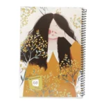 دفتر انيمه دخترانه سيمی طلقی 60 برگ - Image 9