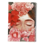 دفتر انيمه دخترانه سيمی طلقی 60 برگ - Image 12