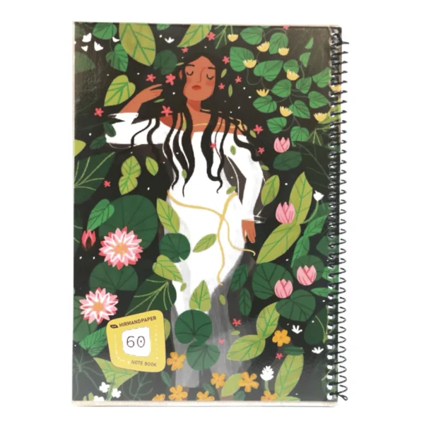 دفتر انيمه دخترانه سيمی طلقی 60 برگ - Image 16