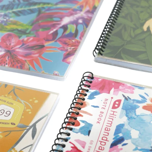 دفتر انيمه دخترانه سيمی طلقی 60 برگ - Image 6