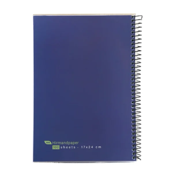 دفتر سیمی طلقی تک رنگ 100 برگ - Image 12