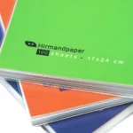 دفتر سیمی طلقی تک رنگ 100 برگ - Image 3