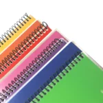 دفتر سیمی طلقی تک رنگ 100 برگ - Image 5