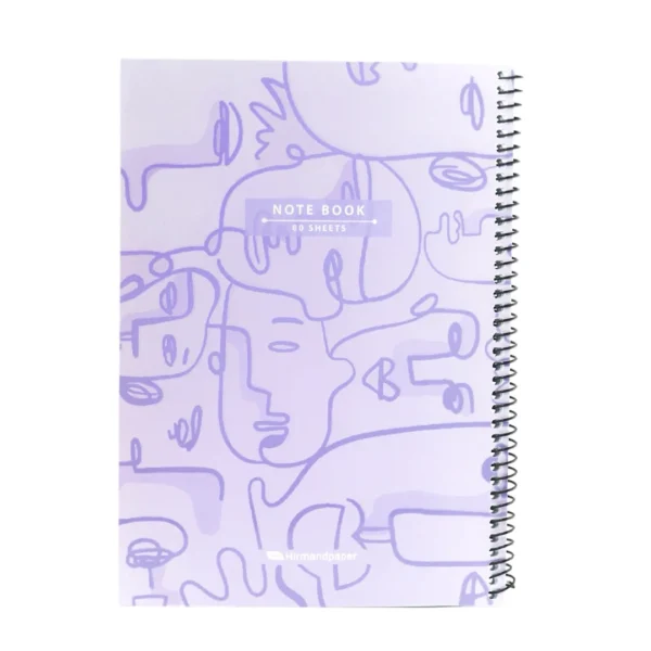 دفتر دانشجوی سيمی مقوايی 80 برگ - Image 9