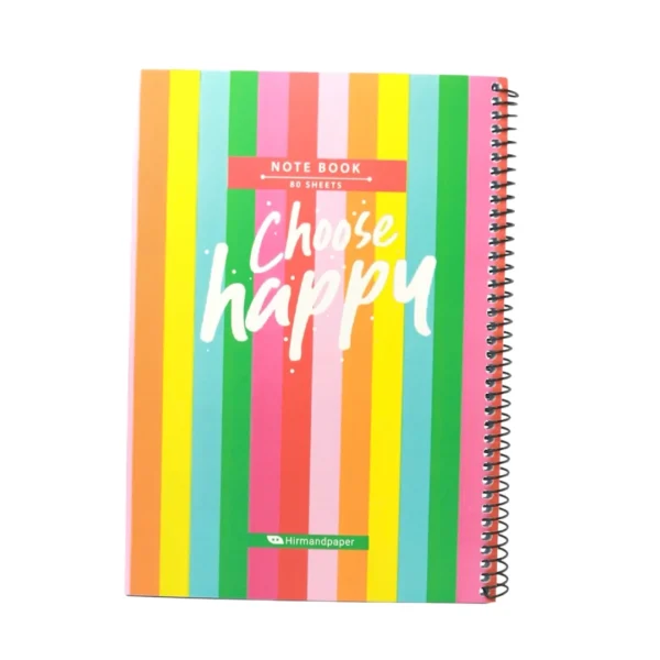 دفتر دانشجوی سيمی مقوايی 80 برگ - Image 6