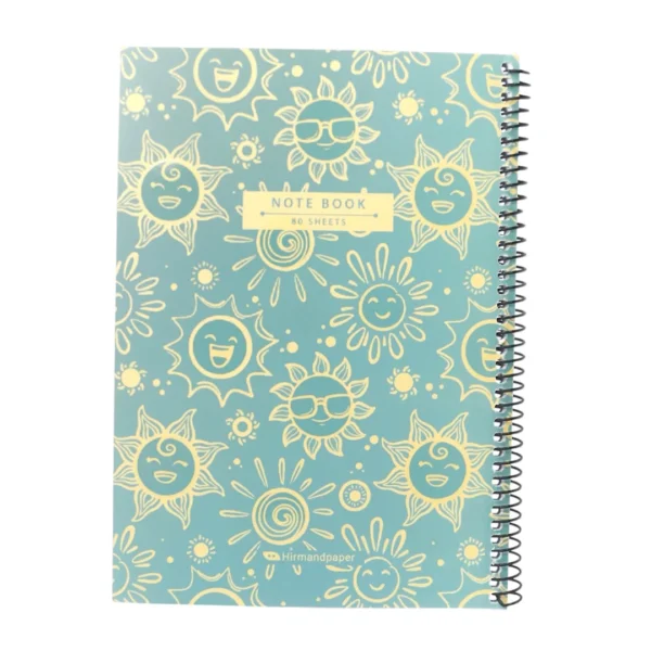 دفتر دانشجوی سيمی مقوايی 80 برگ - Image 7