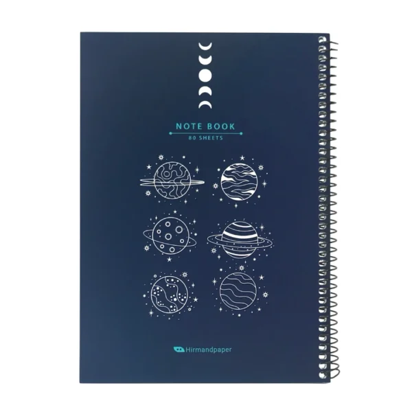 دفتر دانشجوی سيمی مقوايی 80 برگ - Image 12