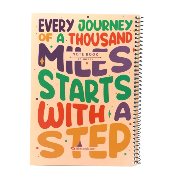 دفتر دانشجوی سيمی مقوايی 80 برگ - Image 14