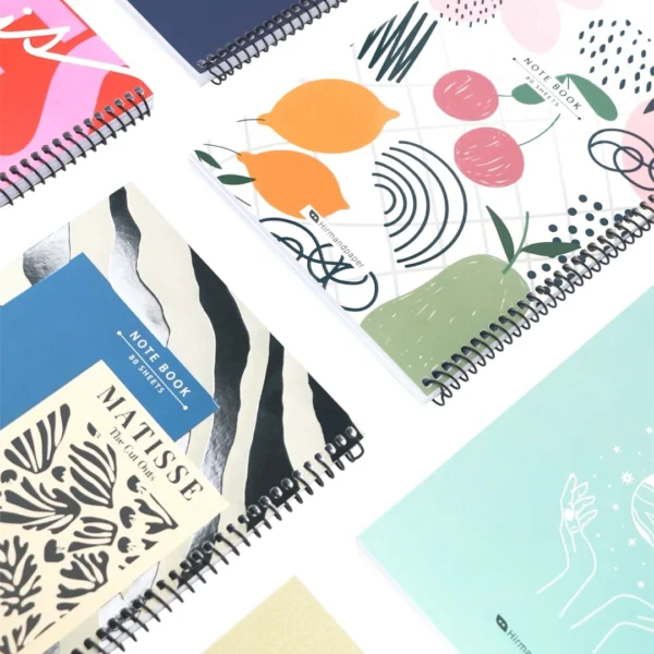 دفتر دانشجوی سيمی مقوايی 80 برگ - Image 2