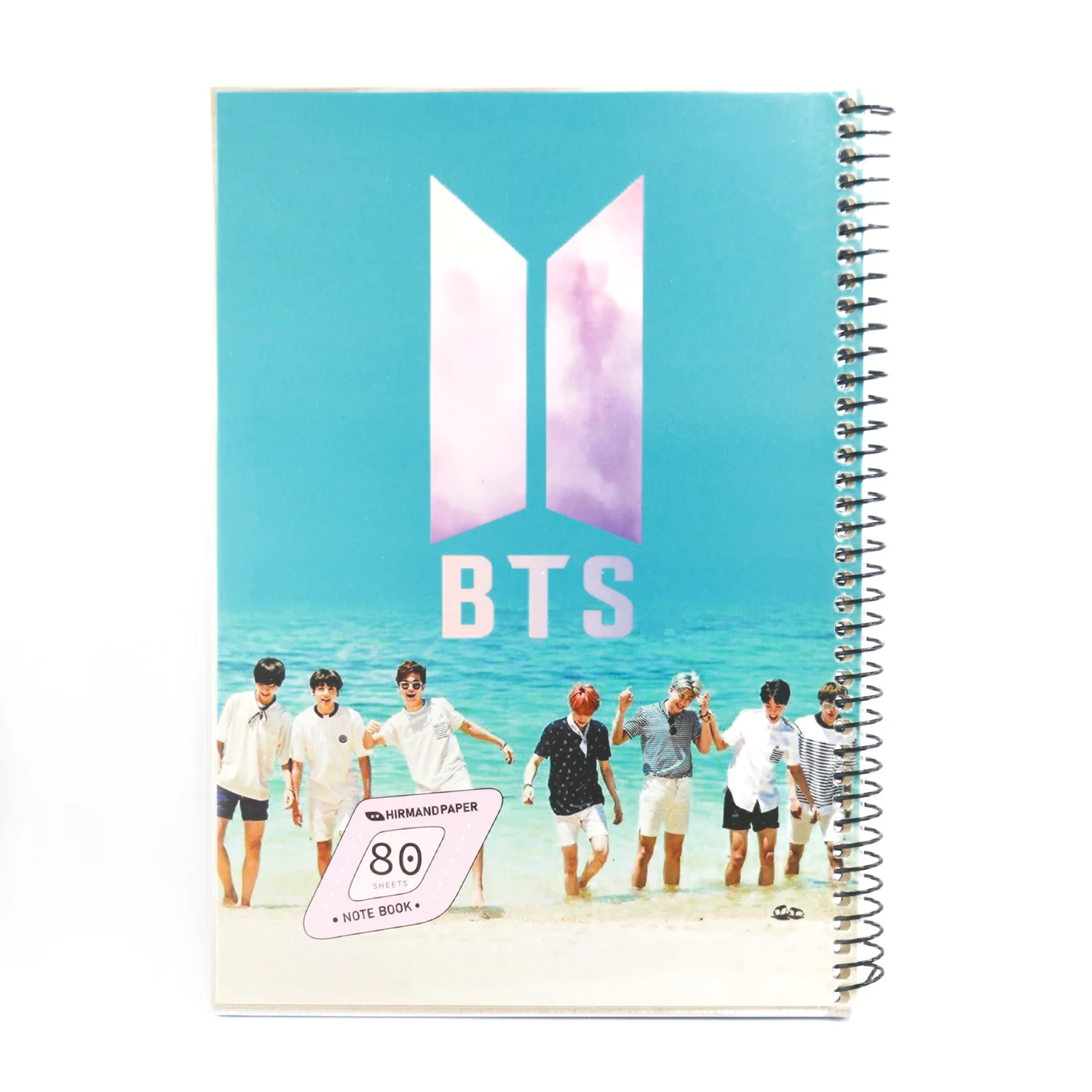 دفتر انیمه سیمی طلقی 80 برگ