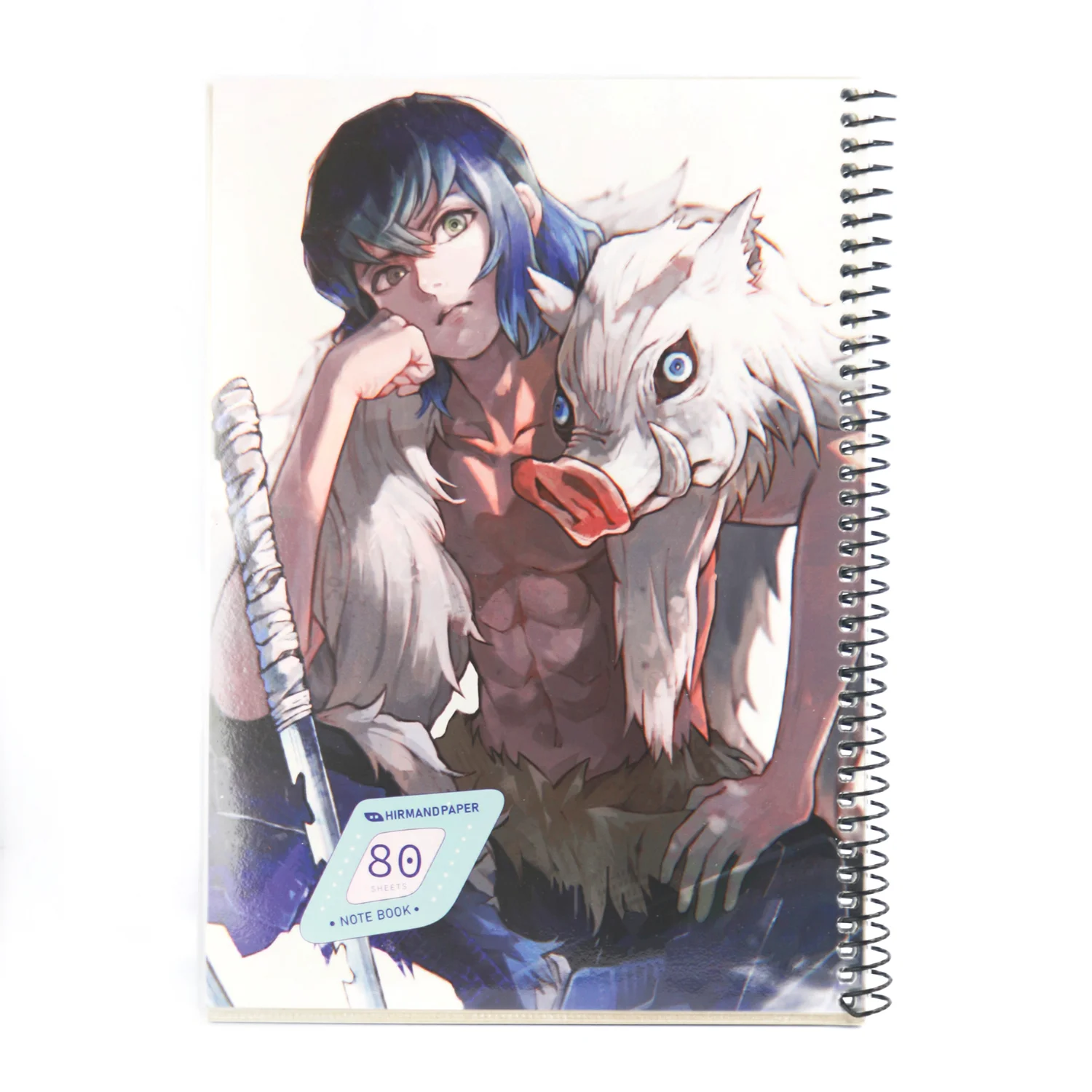 دفتر انیمه سیمی طلقی 80 برگ