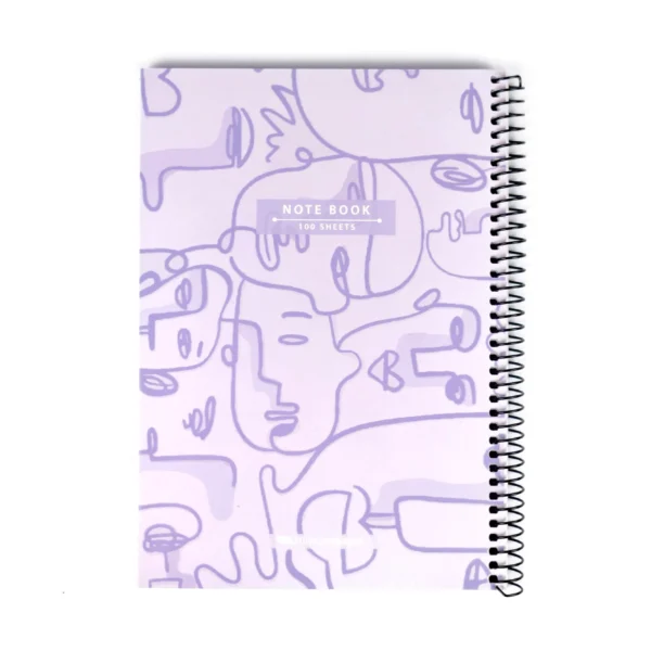 دفتر دانشجويی سيمی مقوايی 100 برگ - Image 11