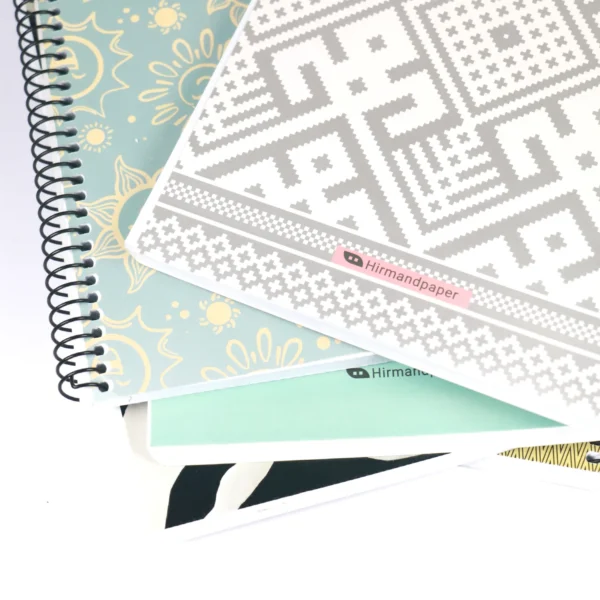 دفتر دانشجويی سيمی مقوايی 100 برگ - Image 3