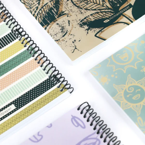 دفتر دانشجويی سيمی مقوايی 100 برگ - Image 2