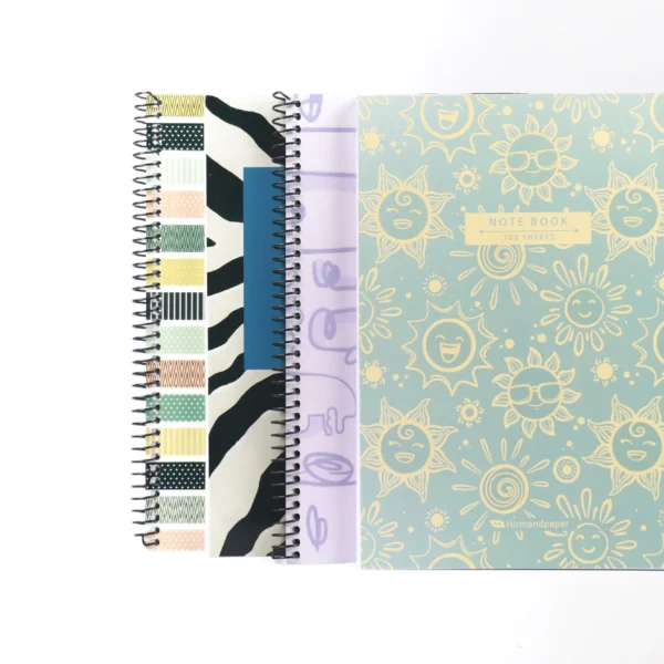 دفتر دانشجويی سيمی مقوايی 100 برگ - Image 4