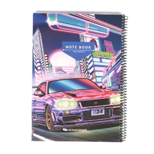 دفتر رحلي سيمي طلقي 100 برگ - Image 9