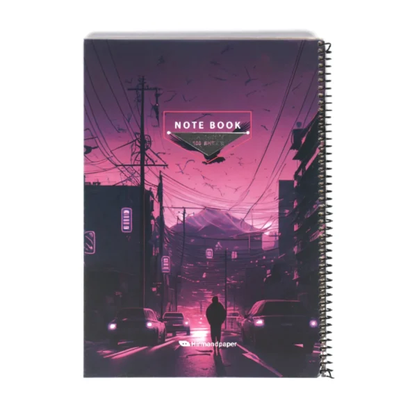 دفتر رحلي سيمي طلقي 100 برگ - Image 13