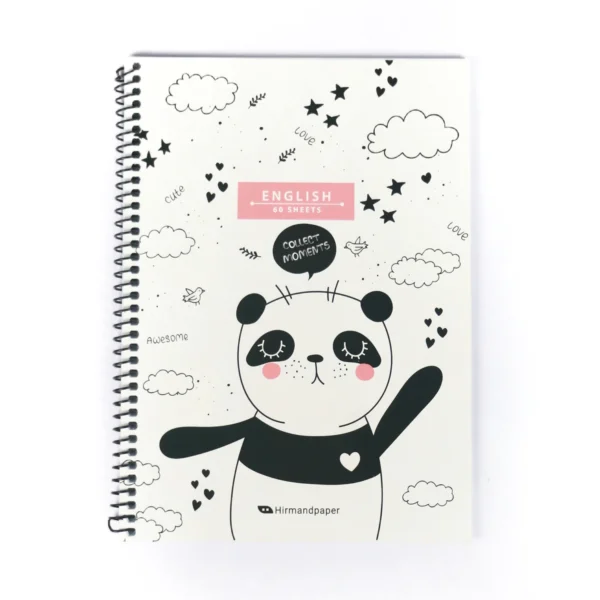 دفتر زبان سيمي مقوايي 4 خط 60 برگ - Image 11