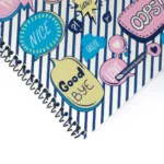 دفتر زبان سيمی مقوايی 3 خط 60 برگ - Image 4