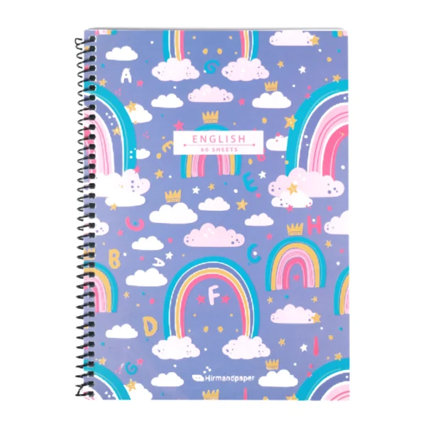 دفتر زبان سيمي مقوايي 4 خط 60 برگ - Image 8