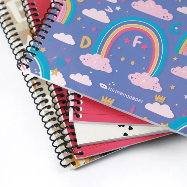 دفتر زبان سيمي مقوايي 4 خط 60 برگ - Image 3