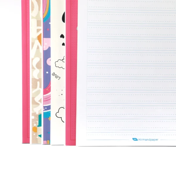 دفتر زبان سيمي مقوايي 4 خط 60 برگ - Image 4