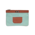 پوشه پارچه ای لبه چرمی لينا A4