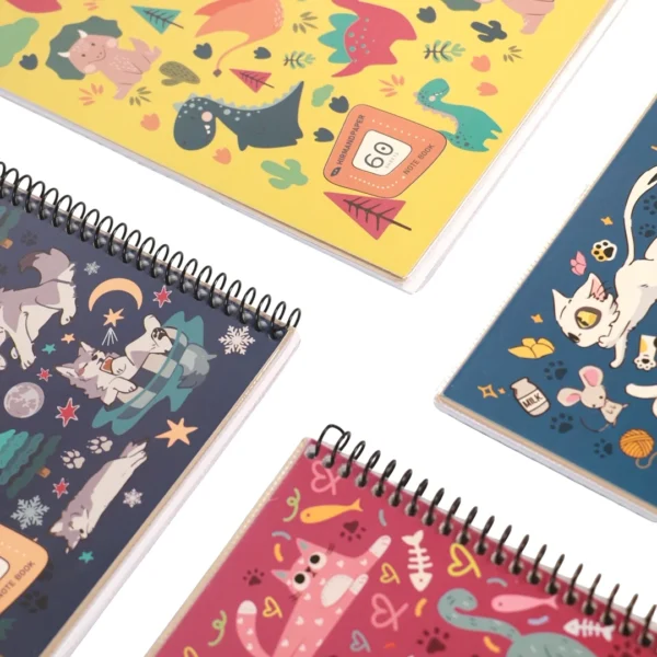 دفتر داخل طرح دار سيمی طلقی كودكانه 60 برگ - Image 3