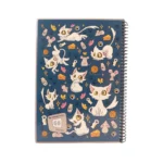 دفتر داخل طرح دار سيمی طلقی كودكانه 60 برگ