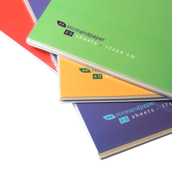 دفتر تک رنگ سيمی طلقی 40 برگ - Image 11