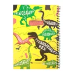 دفتر تك خط 60 برگ سيمی مقوايی