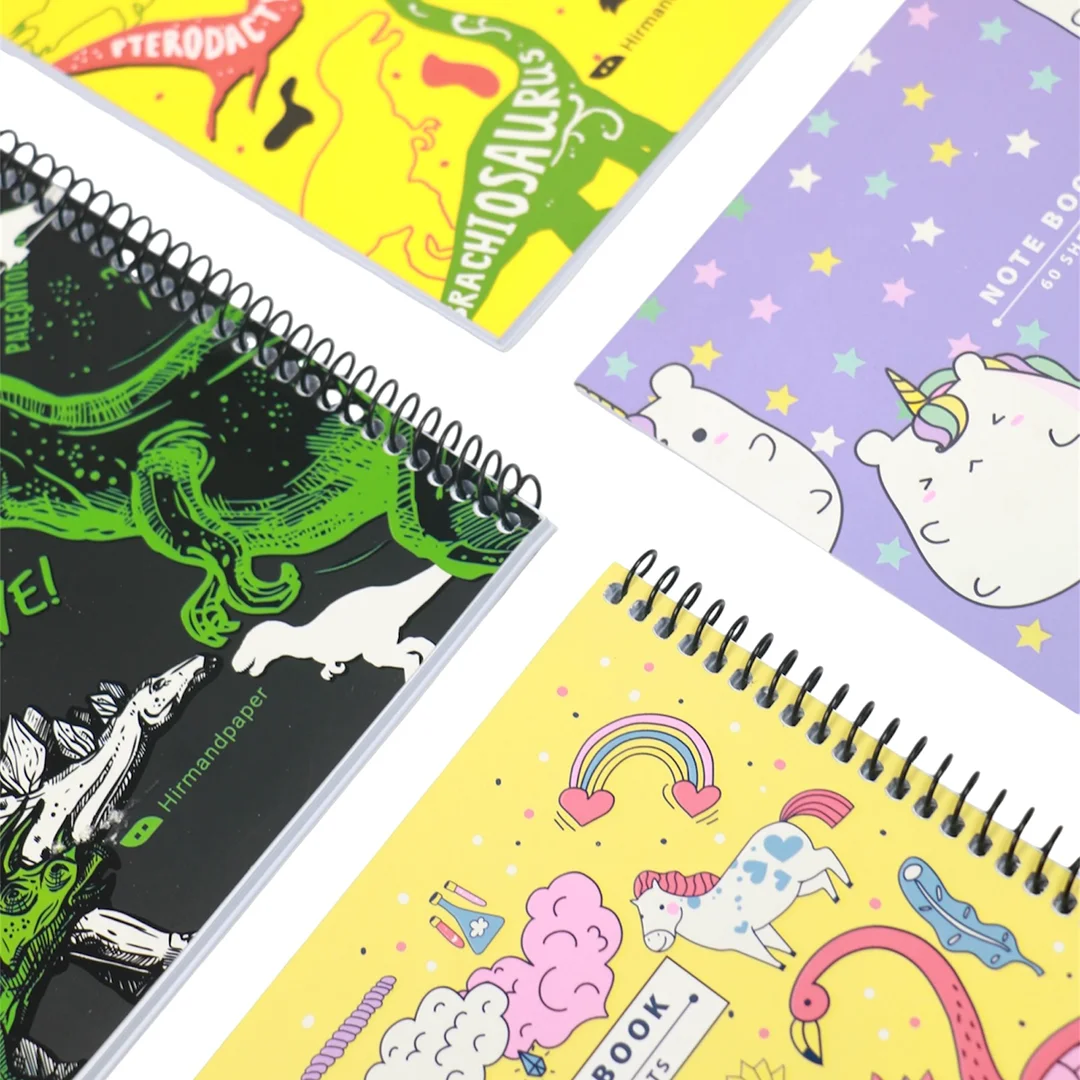 دفتر تك خط 60 برگ سيمی مقوايی