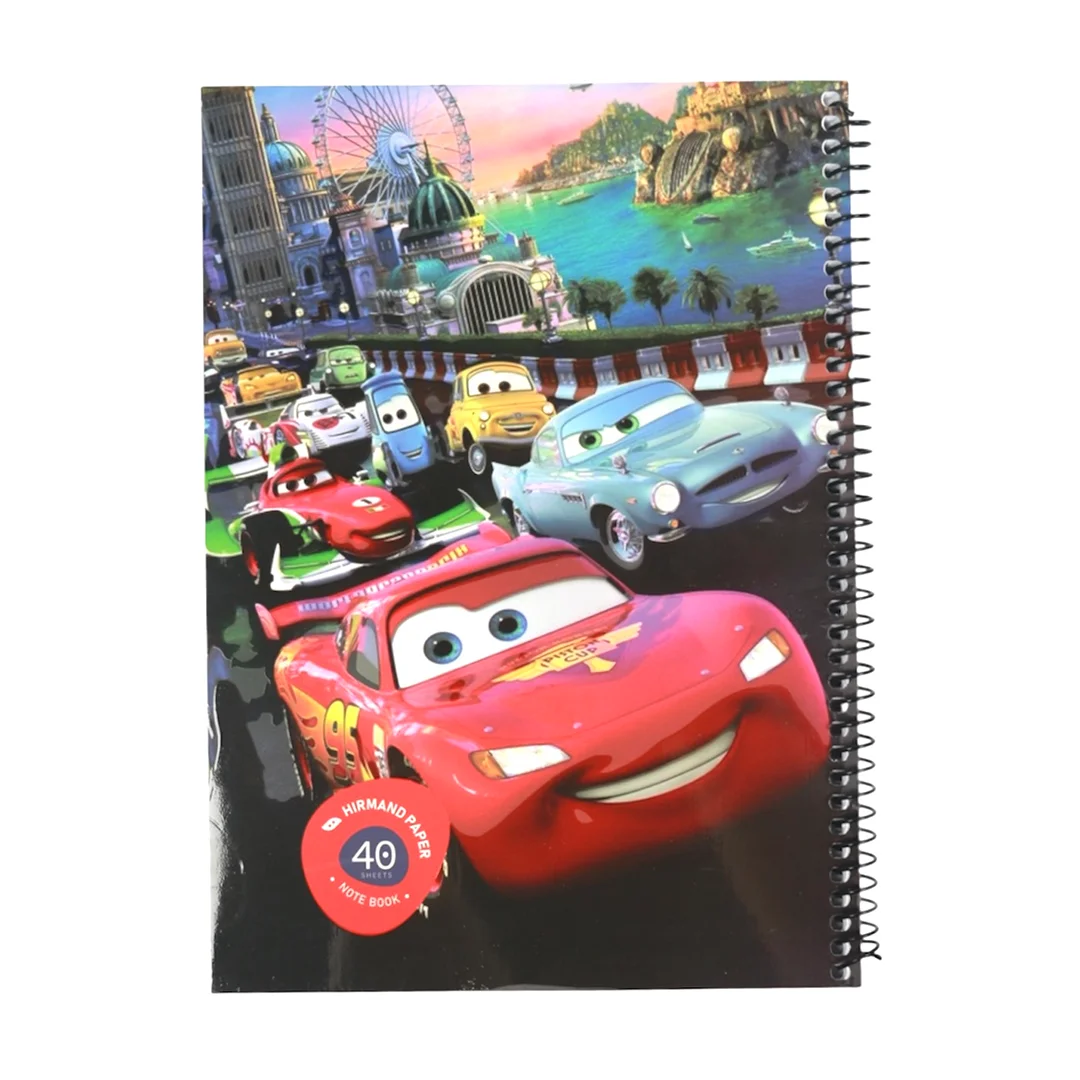 دفتر وزيری 40 برگ تک خط سيمی مقوايی