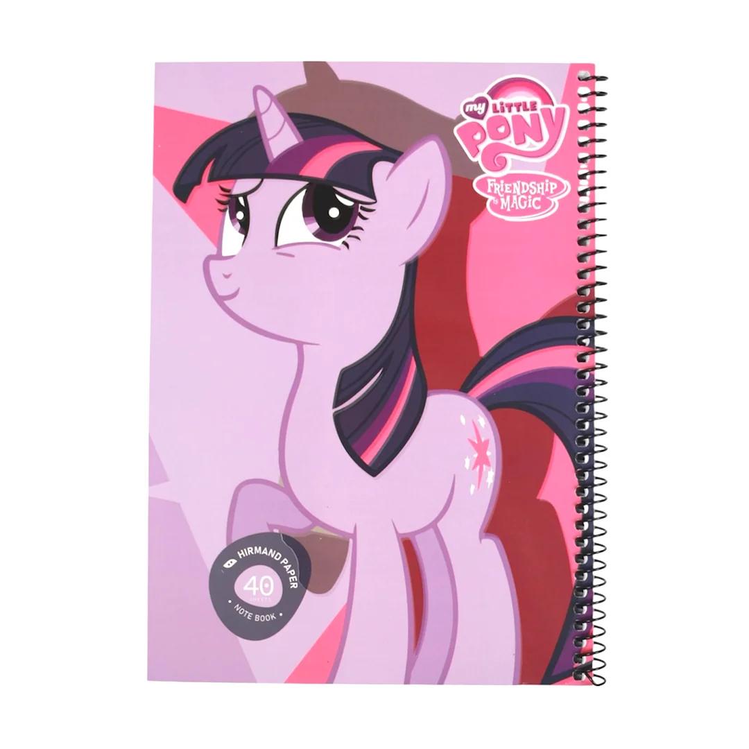 دفتر وزيری 40 برگ تک خط سيمی مقوايی