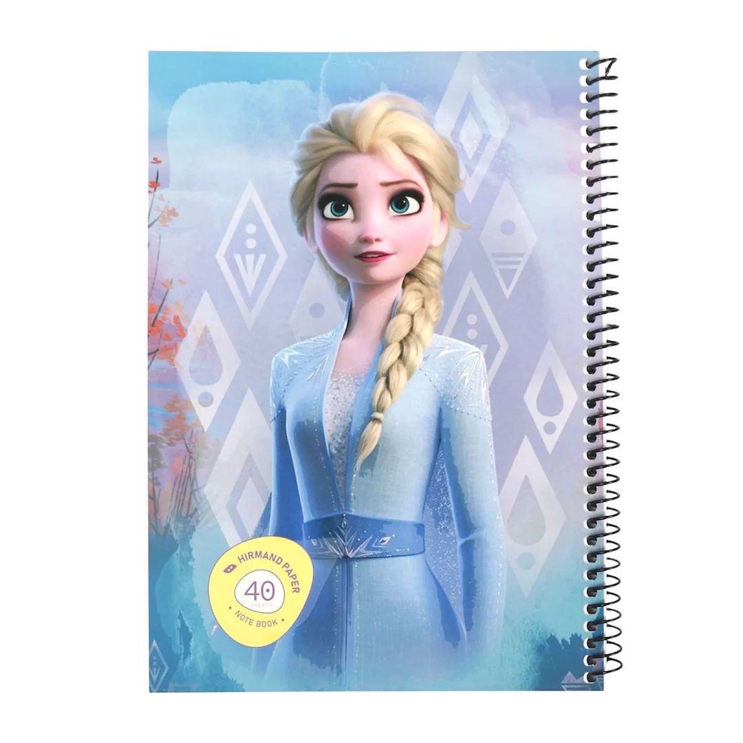 دفتر وزيری 40 برگ تک خط سيمی مقوايی