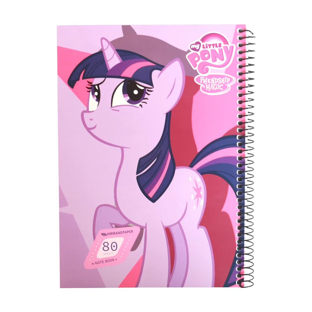 دفتر كارتونی سيمی مقوايی 80 برگ