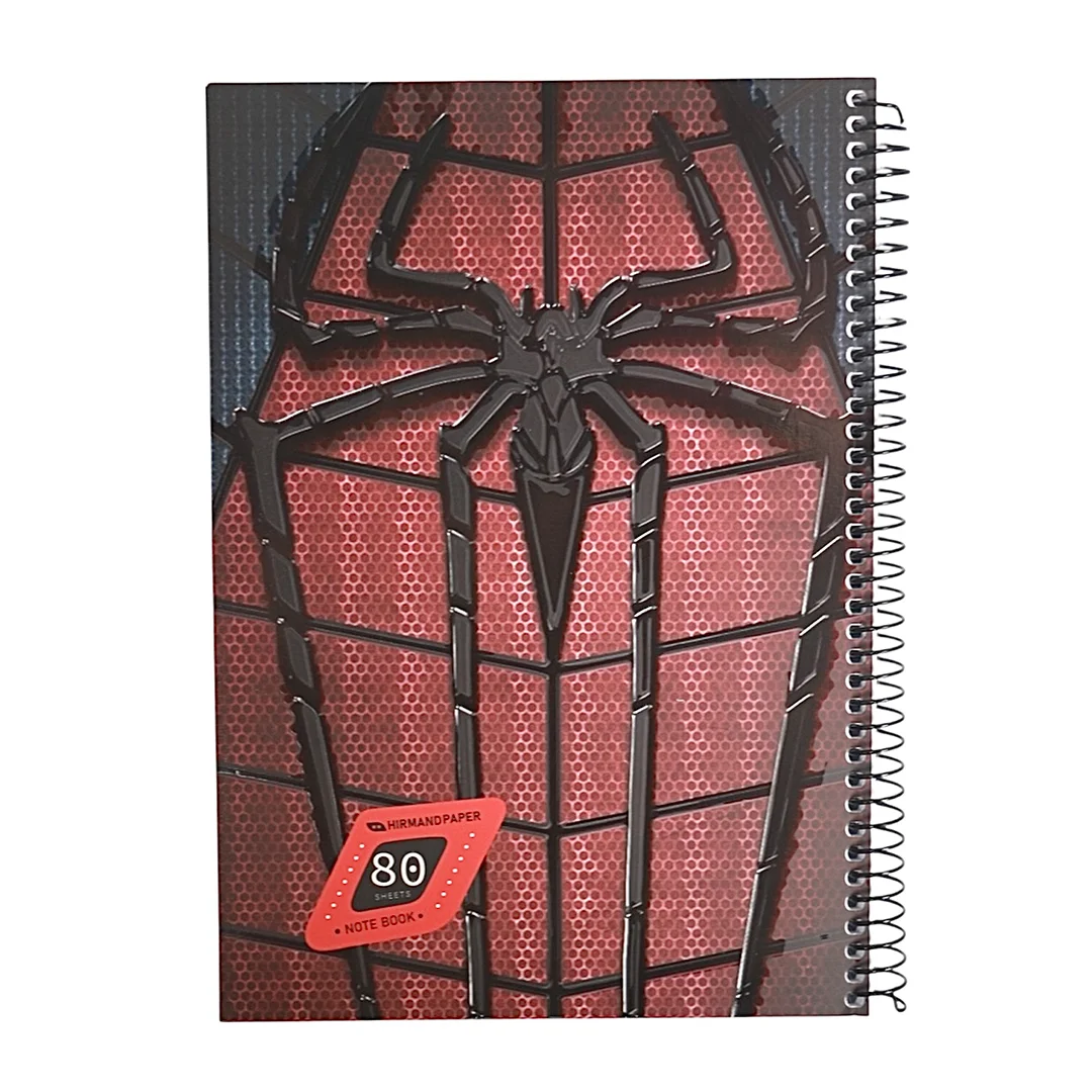 دفتر كارتونی سيمی مقوايی 80 برگ