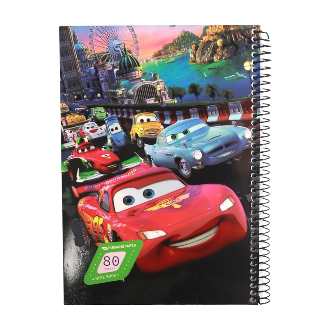 دفتر كارتونی سيمی مقوايی 80 برگ