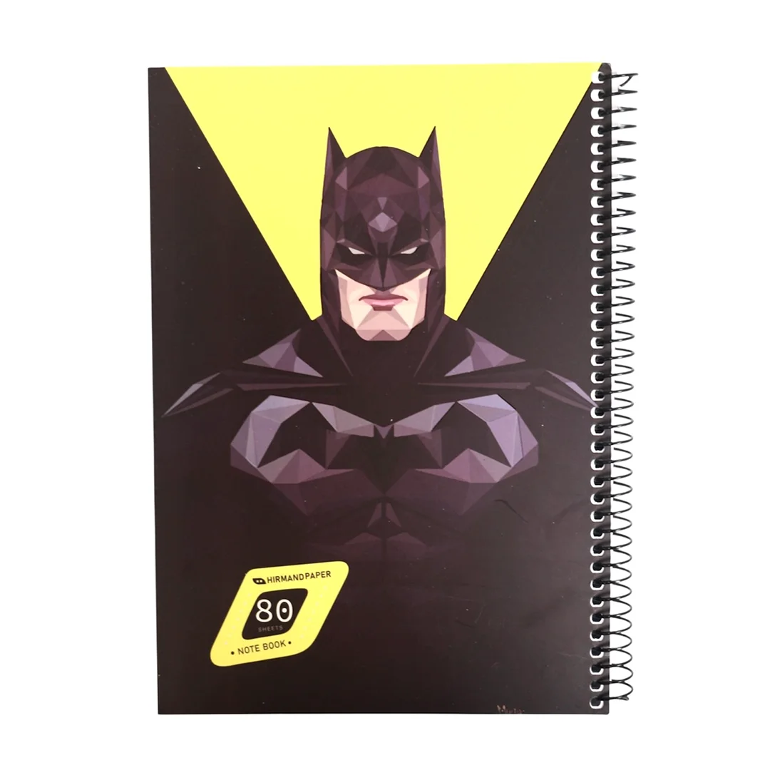 دفتر كارتونی سيمی مقوايی 80 برگ