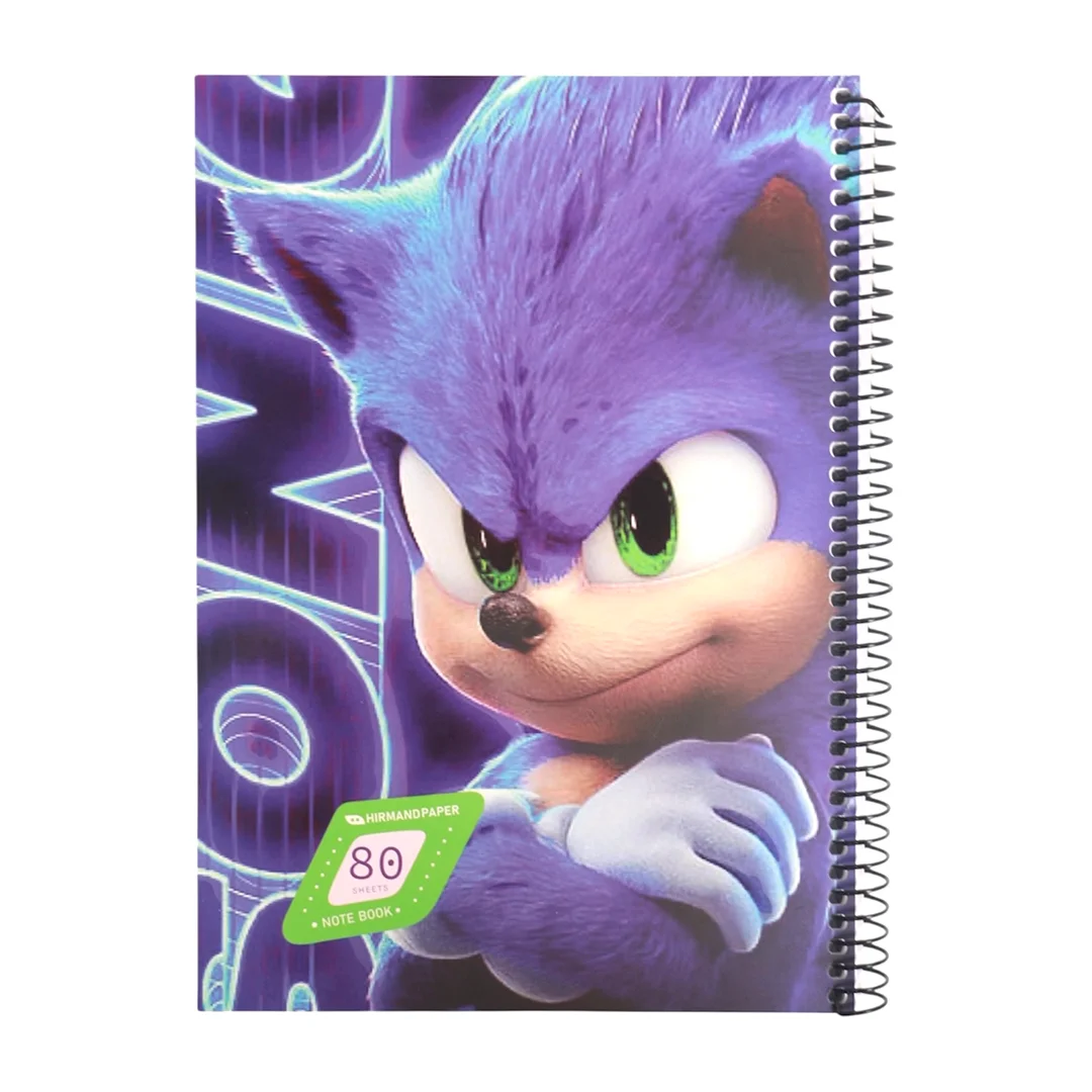 دفتر كارتونی سيمی مقوايی 80 برگ