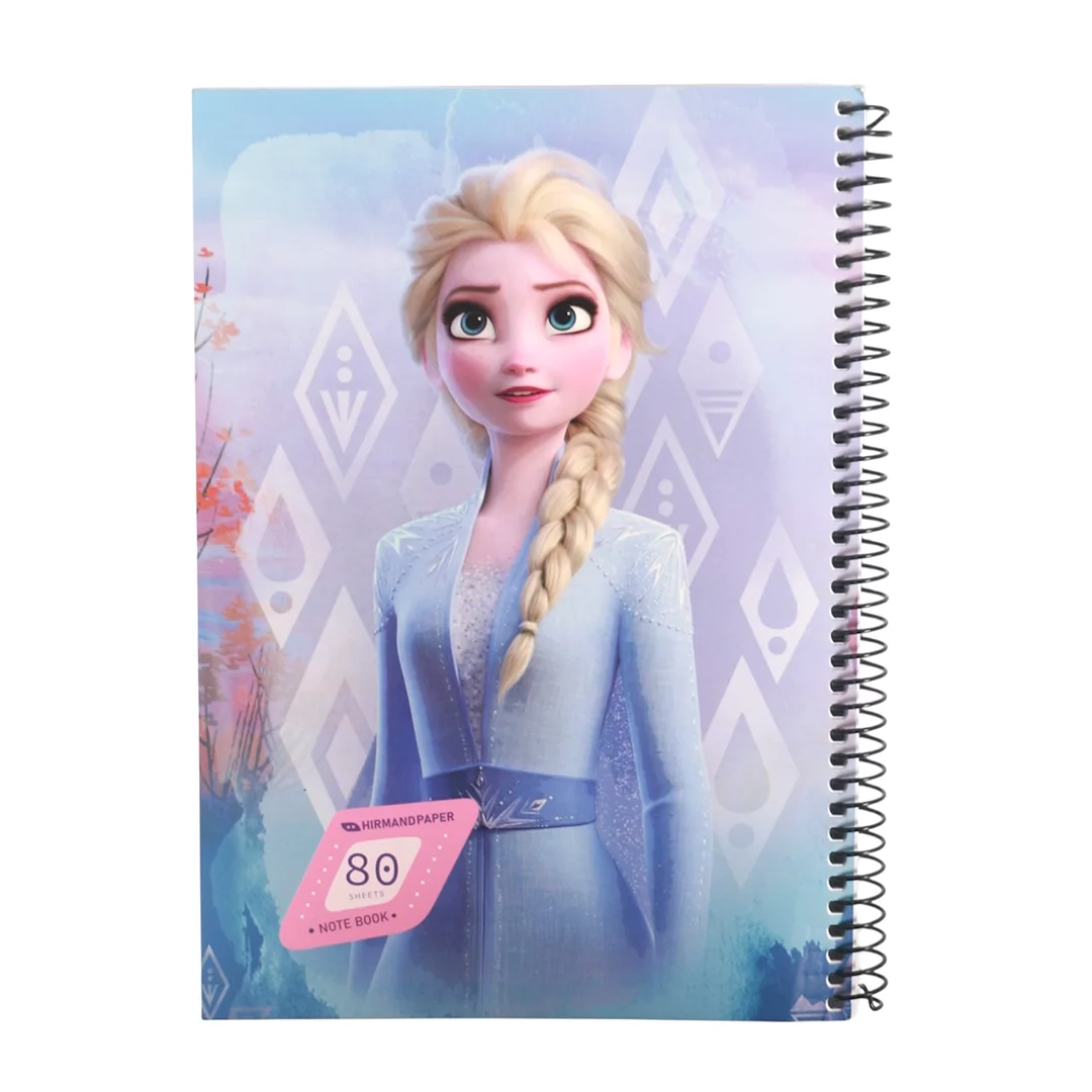 دفتر كارتونی سيمی مقوايی 80 برگ