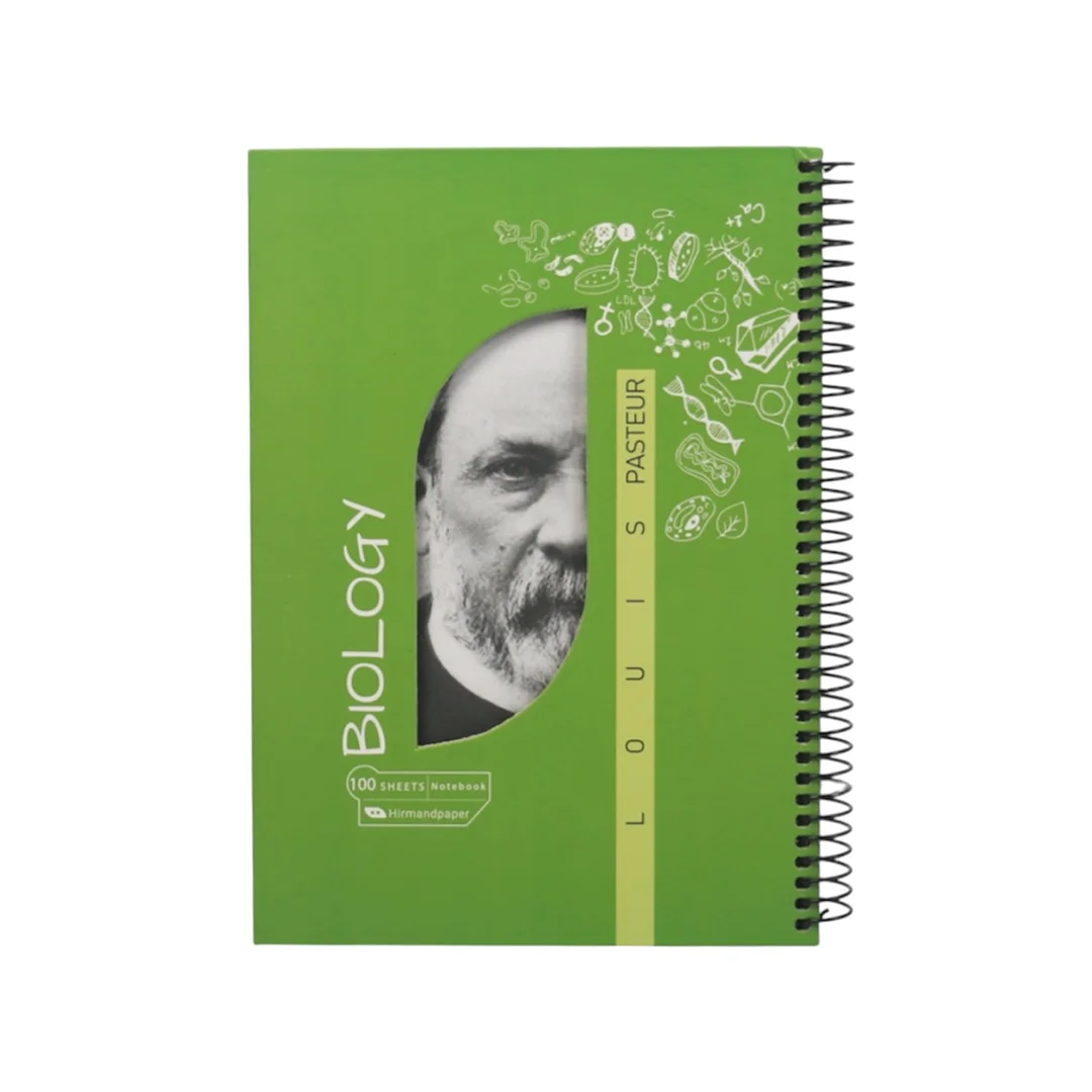 دفتر 100 برگ وزيری جلد سخت سيمي دايكات