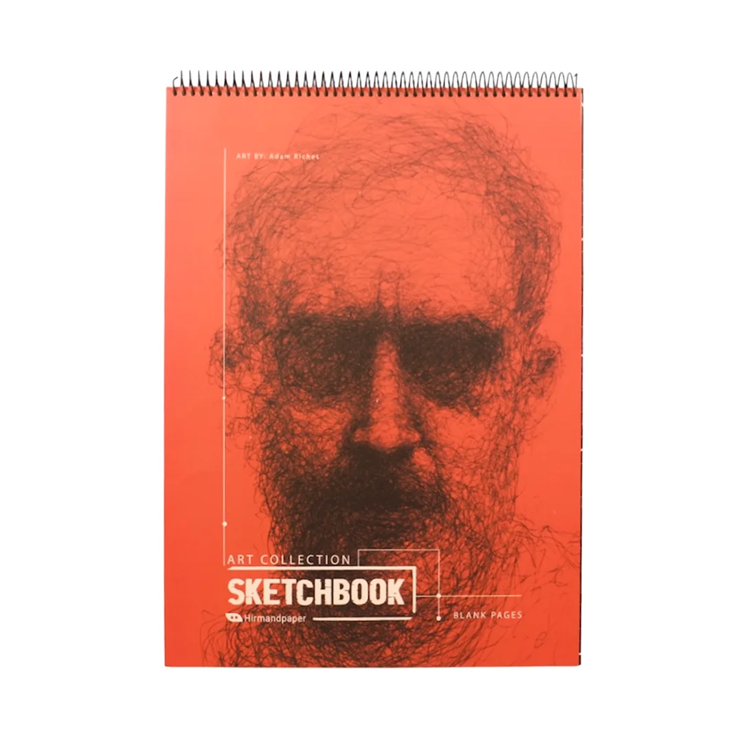 دفتر طراحی a3 مقوايی سيم از بالا 80 برگ