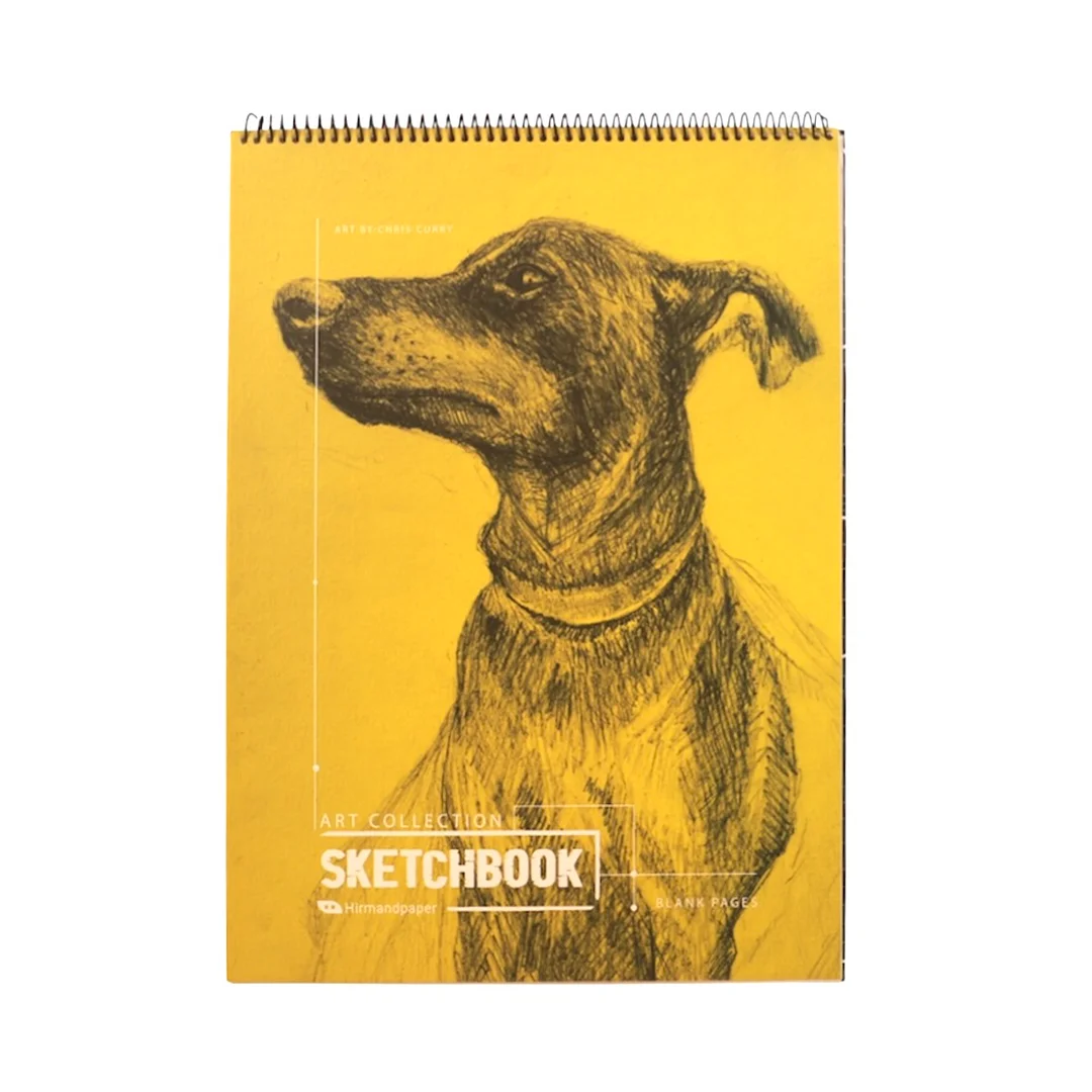 دفتر طراحی a3 مقوايی سيم از بالا 80 برگ