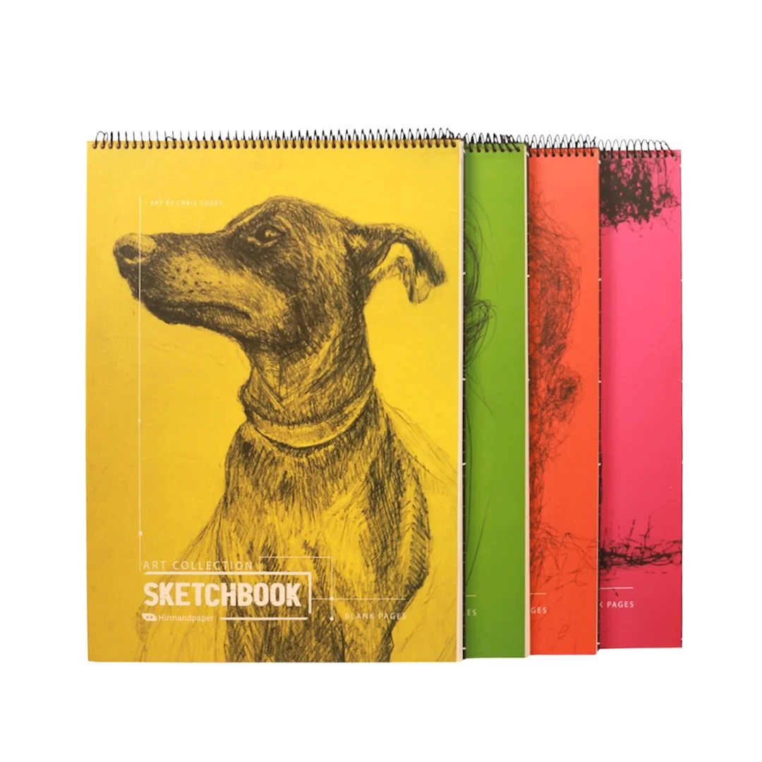 دفتر طراحی a3 مقوايی سيم از بالا 80 برگ