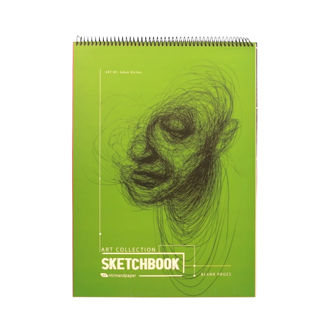 دفتر طراحی a3 مقوايی سيم از بالا 80 برگ